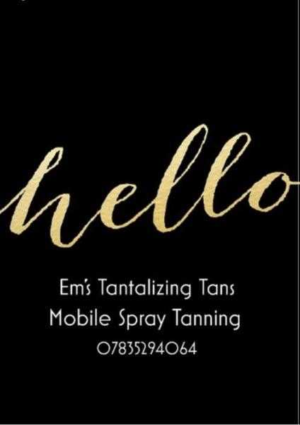 Mobile Spray Tanning