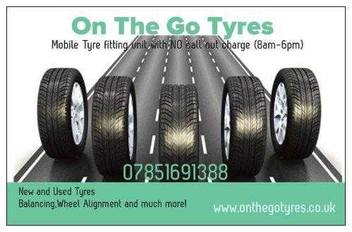 Mobile Tyre Fitting , Competitive Pricing extra discounts till end of April 2016 CARD PAYMENTS