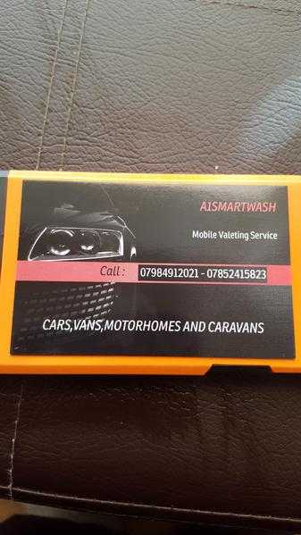 Mobile valeting service