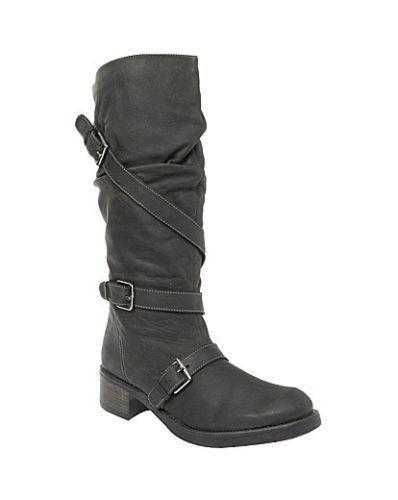 MODA IN PELLE 3 STRAP LEATHER BIKER BOOT SIZE 8 (41) BRAND NEW IN BOX (WILL POST)