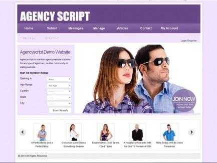 Model Agency Website TemplatesModel Website ScriptModeling Agency Manager Script