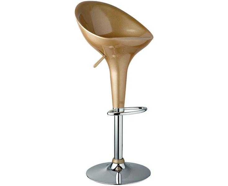 Modern Bar Stool - BNIB - GoldBronze colour - Height adjustableswivel