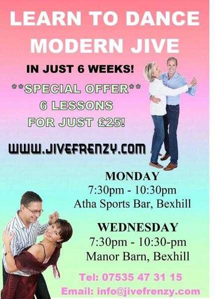 Modern Jive Classes in Bexhill