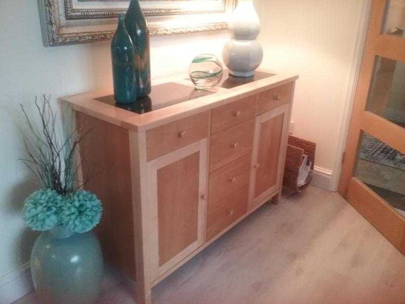 Modern light oak  ash sideboard