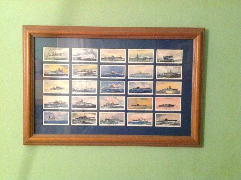 Modern naval Cigarette cards