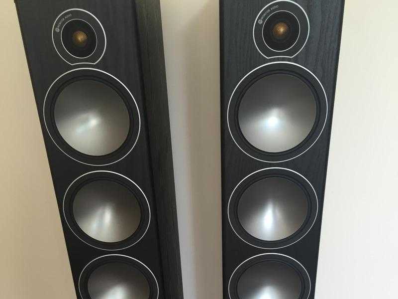 Monitor Audio Bronze 6 Floorstanding Speakers - Immaculate With Boxes RRP 699 - Quick Sale