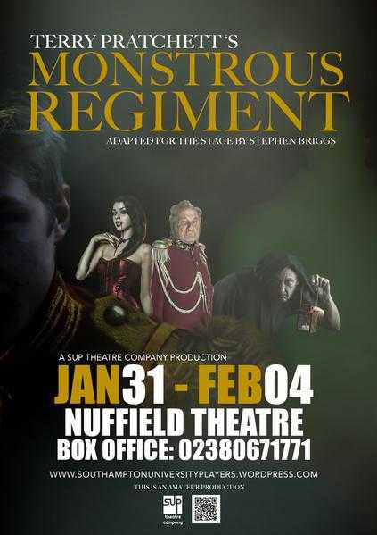 Monstrous Regiment by Terry Pratchett - Nuffield Theatre Southampton