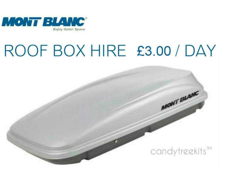 MONT BLANC ROOF BOX HIRE 3DAY