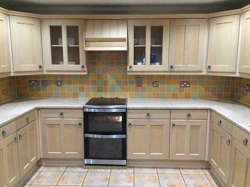 Moores maple kitchen units