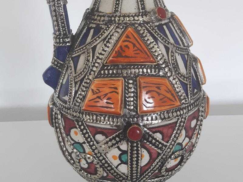 Moroccan Ceramic Berber Jug For Sale