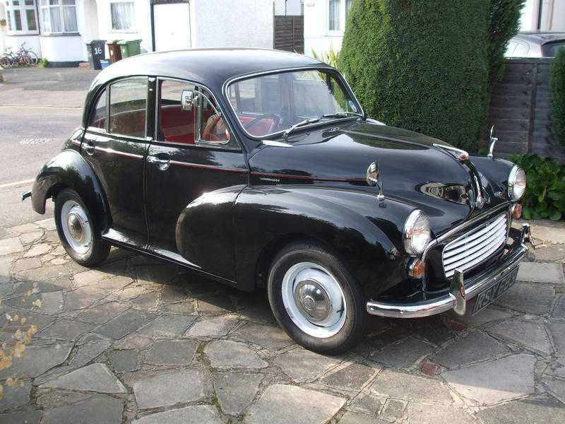 Morris Minor 1000 Black 4 door Saloon 1962