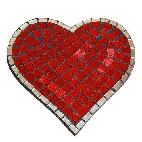 MOSAIC - HEART - RED