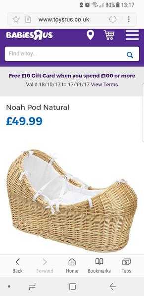 Moses basket and stand