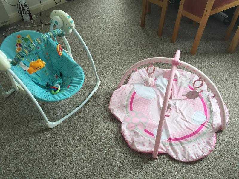 Moses basket, car seat and more