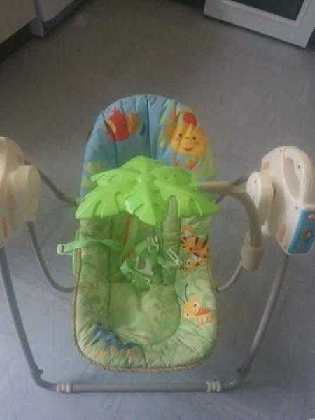 Moterised Swinging baby chair