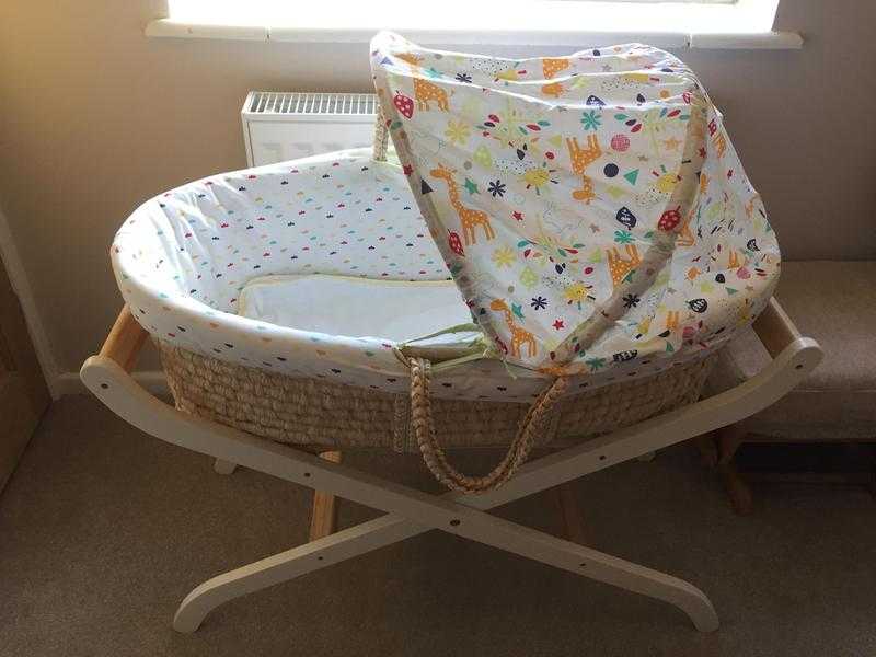 Mother care Moses basket and stand
