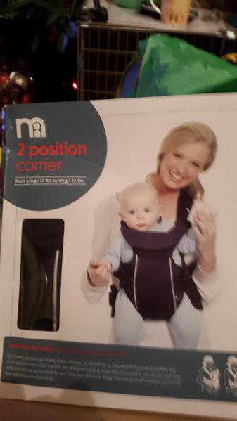 mothercare 2 position baby carrier