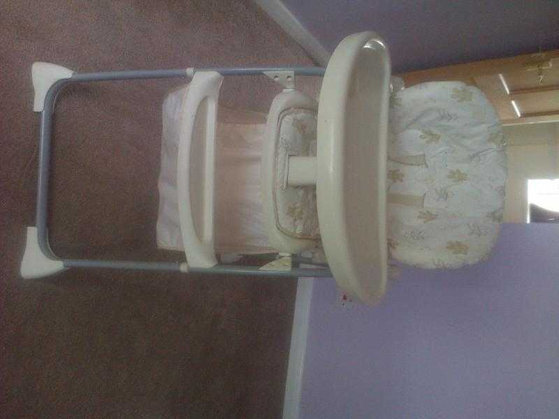 Mothercare high chair, collapsible for easy storage