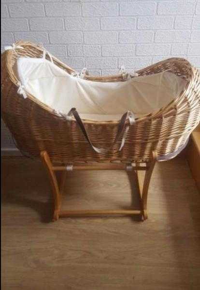 Mothercare moses basket and stand