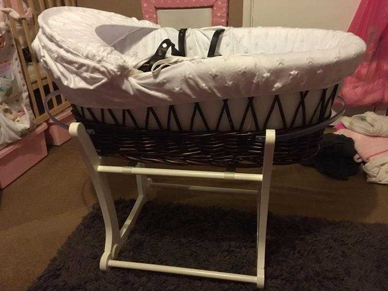 Mothercare Moses basket for sale