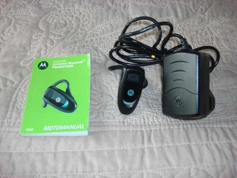 Motorola H350 Bluetooth Headset (Black)