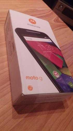 Motorola Moto G 2nd Gen Black 8gb 4G sealed Boxed Unlocked