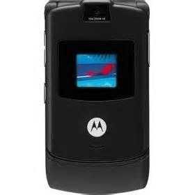motorola v3 razr new limited black flip phone