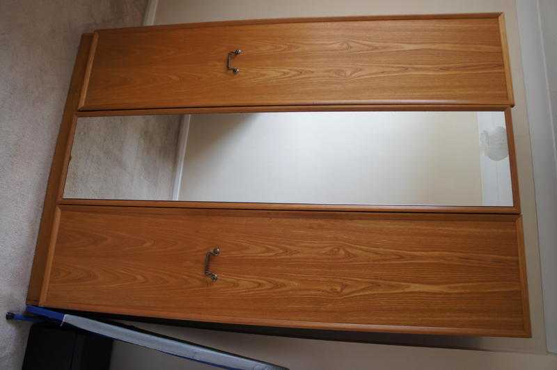 Moving Sale. Wooden Cabinet with Mirror