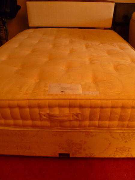 MS KING SIZE DIVAN BY quotRELYONquot SPRUNG MATTRESS AND HEADBOARD