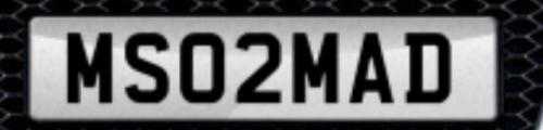 MS02MAD FOR SALE Personalised Registration on Retention Document until Aug 2016