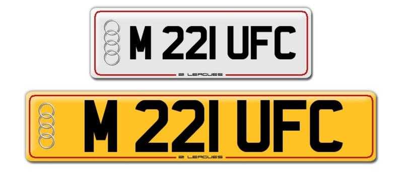 MUFC cherished vehicle registration M221UFC