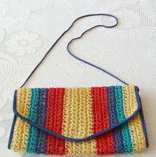 Multi Coloured Shoulder Bag - New