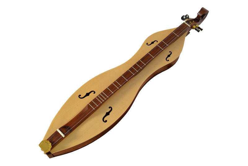 Muzikkon Musical Instruments 4 string F-hole Mountain Dulcimers Scroll rosewood