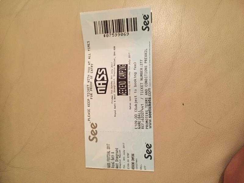 Nass festival ticket