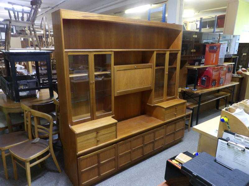 Nathan Display Unit With Glass Doors, Cupboards, Drawers amp Shelves - Local Delivery Now ONLY 19