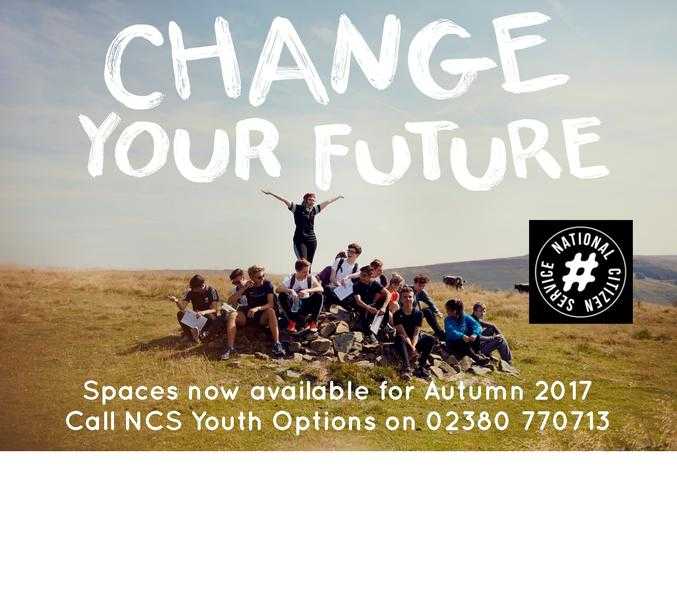National Citizen Service for 1617 year olds this October half term