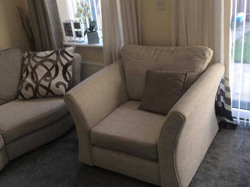 Nearly new large grey arm chair from DFS. RRP over 500