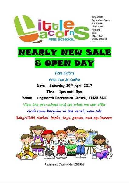 Nearly New Sale and Open Day