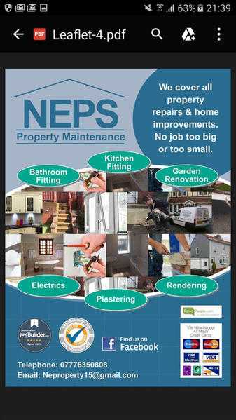 Neps property maintenance one call we do it all