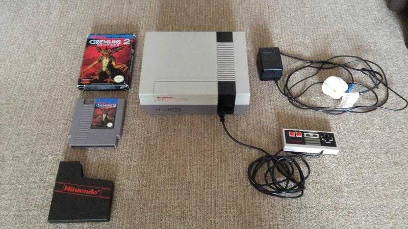 NES GAMES CONSOLE AND GAME.