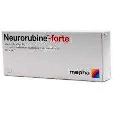 Neurorubine Forte Lactab (Very strong vitamin B complex - B1  B6  B12) N20 UK