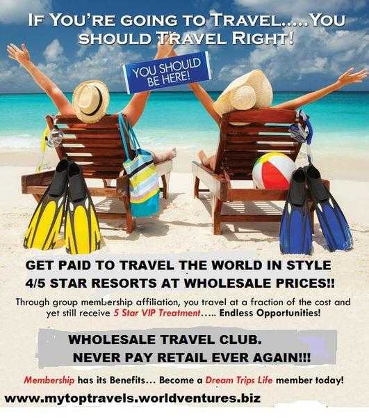 NEVER PAY RETAIL PRICES FOR YOUR TRAVEL AGAIN.