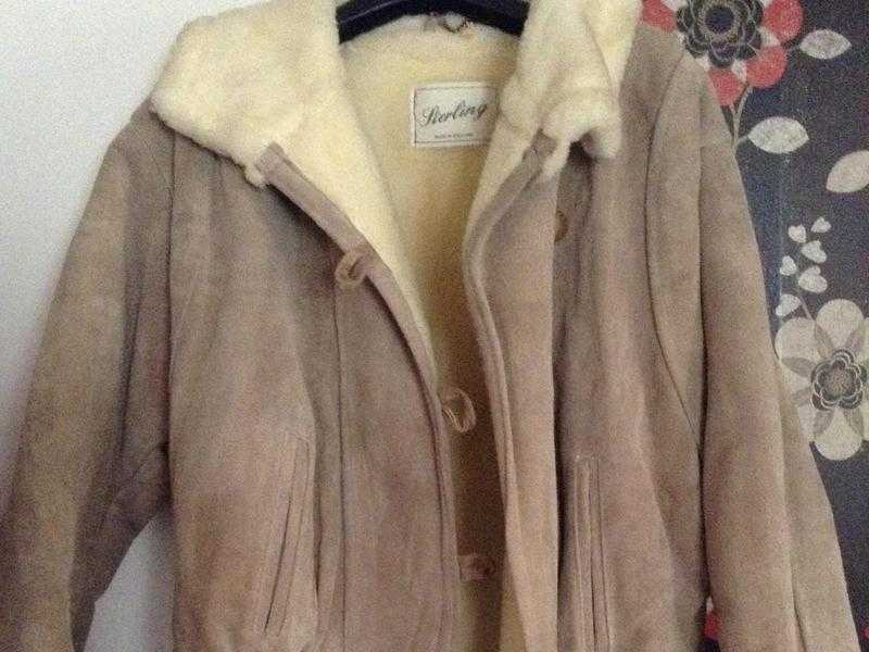 Never worn sheepskin jacket