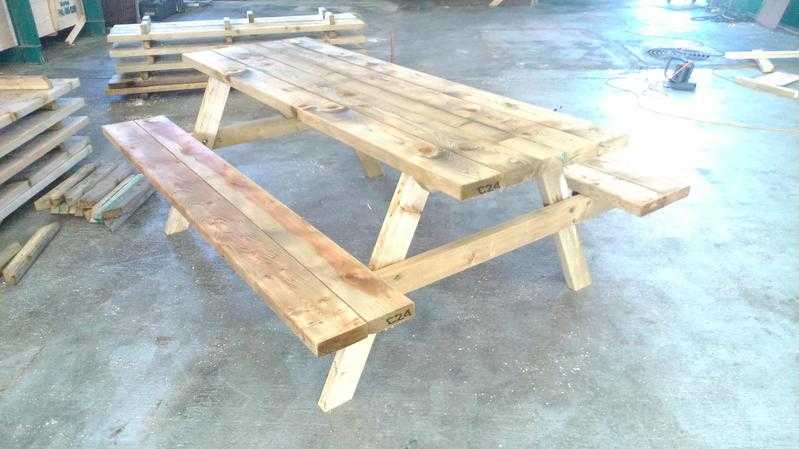 New 4ft Garden Patio Pub Picnic Bench