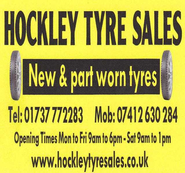 NEW AND QUALITY PART WORN TYRES IN CROYDON. PART WORN TYRES FROM 15.00