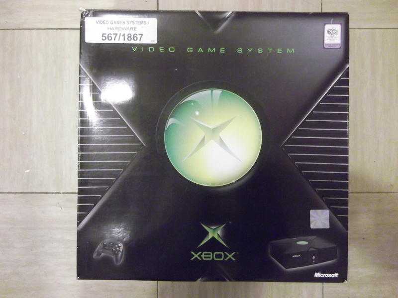 New and unused Xbox Original Video Game Console