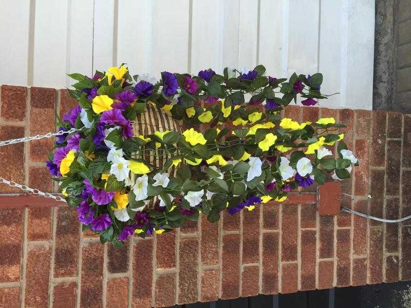 New artificial hanging baskets for sale