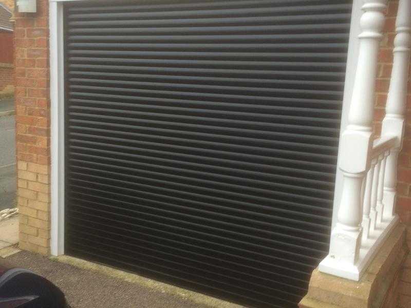 New Cardale Black Electric Garage Door