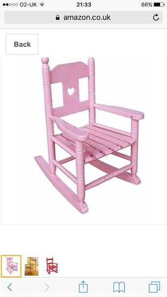 New Children039s wooden rocking chair