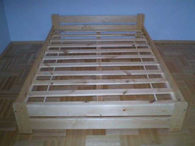 NEW DOUBLE BED SOLID WOODEN FRAME IN PINE FINISH BARGAIN